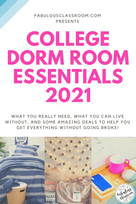 Whether it's your first time going to college or you're headed back to university as a senior, this college packing list will be a lifesaver! Everything you need for your dorm room or apartment to make life organized and comfortable. Even better, fabulous deals to make back to school a lot easier! Head on over to see for yourself now! Dorm Room Essentials List, College Necessities, Back To University, Dorm Desk, Mattress Encasement, Freshman Dorm, College Resources, College Dorm Room Essentials, College Packing