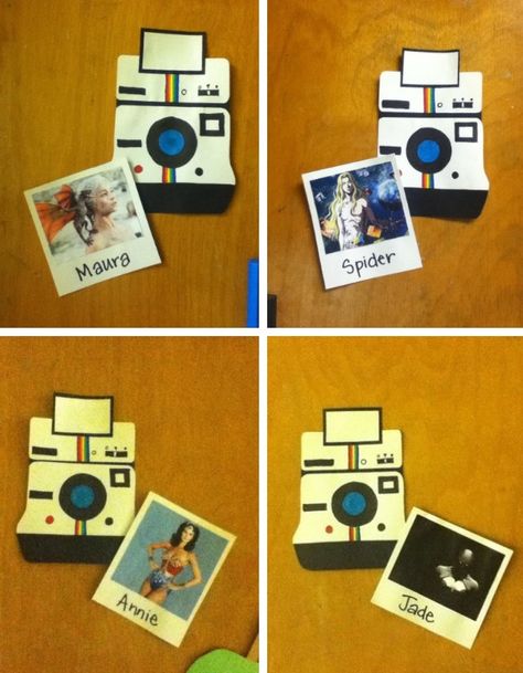 Polaroid door decs Polaroid Crafts, Disney Bulletin Boards, Resident Assistant Door Decs, Res Life Door Decs, Ra Door Tags, Dorm Door Decorations, Ra Door Decs, Dorm Door, Door Decks