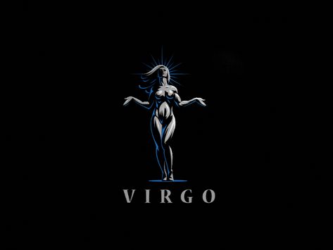 Virgo by Nick Molokovich on Dribbble Virgo Logo, Sporty Outfits Men, Viking Logo, Identity Inspiration, Human Logo, Logo Design Inspiration Branding, Tee Shirt Fashion, Logo Brand Identity, Tarot Art