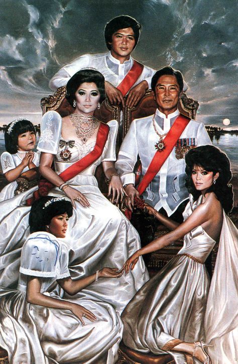 The American Jet Set Artist who Painted the Peak of 1980s Excess Traditional Filipino Dress, Maria Clara Dress, Filipino Dress, Maxine Medina, Marcos Family, Miss Universe Philippines, Filipino Clothing, Vladimir Lenin, Filipino Fashion