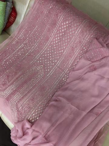 Pakistani Mukesh suit Lucknowi Suits, Mukesh Work, Suit Kurti, Chikankari Lehenga, Sharara Suits, Indian Fashion Trends, Wedding Lehengas, Designer Punjabi Suits, Suits Wedding