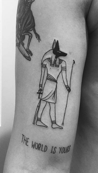 Simple Anubis Tattoo, Egyptian Tattoo Anubis, Ancient Egypt Tattoo, Pharoah Tattoo, King Tut Tattoo, Tattoo Anubis, Egyptian Goddess Tattoo, Egypt Costume, Egyptian Tattoos