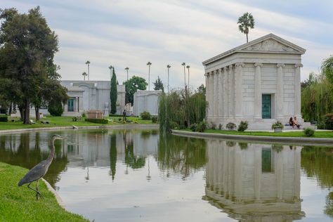 Haunted Hollywood, Pink Lipstick Kiss, Crowded Place, Hollywood Forever Cemetery, Rudolph Valentino, Life Size Statues, The Afterlife, Movie Screen, Judy Garland