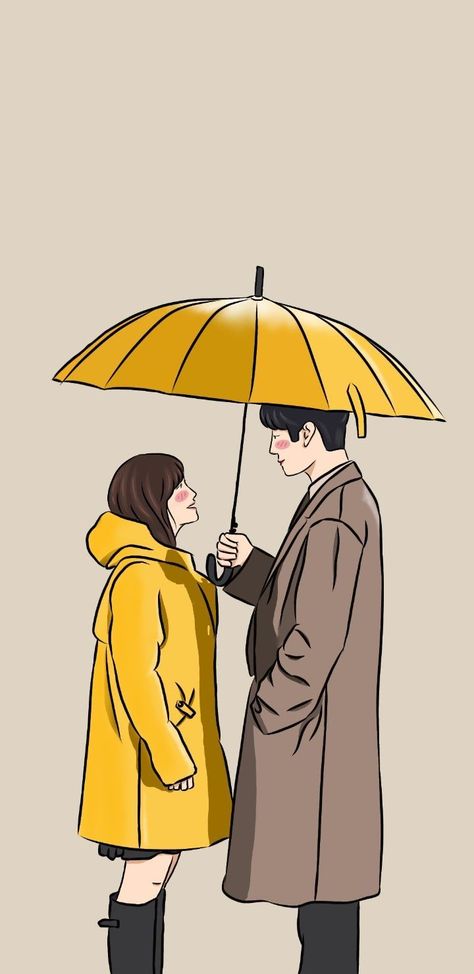 Kdrama Fan Art Wallpaper, Seni Korea, Actors Illustration, Album Cover Wallpaper Collage, Couple Sketch, Cute Sketches, K Wallpaper, Cute Couple Drawings, Couple Illustration