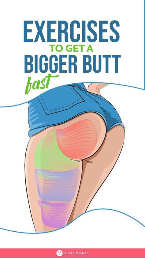 Bigger Buttocks Workout Exercises, Fast Workouts, How To Get Bigger, Buttocks Workout, Thigh Exercises, Hip Workout, Health And Fitness Tips, Glutes Workout, Lose Belly Fat