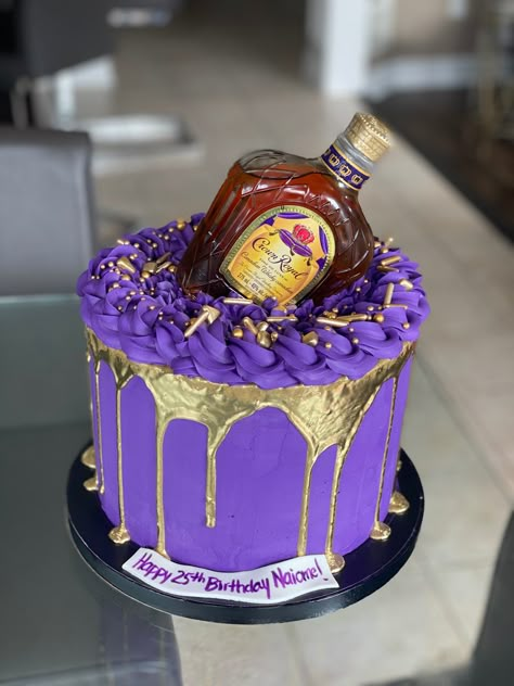 Birthday Cakes For Men Crown Royal, Royal Cake Ideas, Crown Royal Birthday Cake, Crown Royal Cake Ideas, Crown Royal Birthday Ideas For Men, Crown Royal Birthday Party, Crown Royal Cakes For Men, Food Themed Cake, Crown Royal Cake