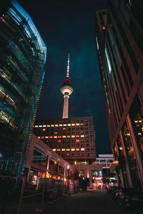 City, building, architecture and tower | HD photo by Vadim Sadovski (@vadimsadovski) on Unsplash Berlin Nightlife, Museum Island, Berlin Travel, Berlin City, Beer Garden, Famous Places, Iconic Landmarks, City Aesthetic, Berlin Germany