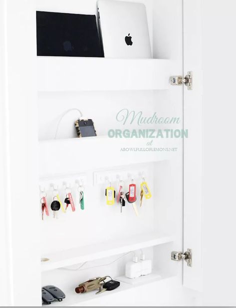 12 Charging Station Ideas to Eliminate Cord Clutter Charging Station Cabinet, Charging Station Kitchen, Shelf In Kitchen, Charging Station Ideas, Charging Shelf, Charging Station Drawer, Wooden Charging Station, Electronic Charging Station, Mail Station