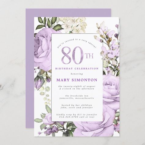 Summer Birthday Invitations, 90th Birthday Party, 70th Birthday Party, 90th Birthday Parties, 100th Birthday Party, 80th Birthday Invitations, Summer Party Invitations, 90's Birthday Party, Adult Birthday Invitations