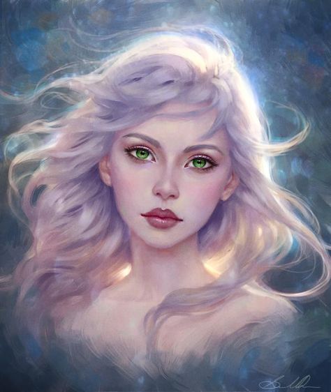 Digital Art by Selene | Cuded Heroic Fantasy, Charcoal Drawings, Arte Fantasy, Dark Souls, Art And Illustration, Painting Illustration, Urban Art, Portrait Art, Green Eyes