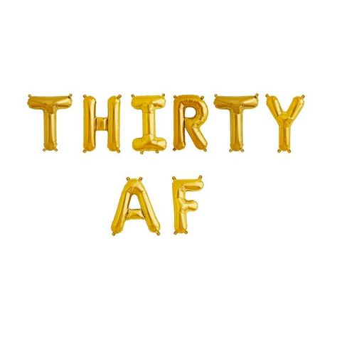 Thirty AF Gold Balloons,Thirty AF Letter Balloons,Thirty Af Gold Letter Balloons,Thirty AF Balloons,Dirty 30 Balloons,Dirty Af Theme Balloons 30th Birthday, Rose Gold Letter Balloons, 30th Birthday Balloons, Thirty Af, Filling Balloons, Confetti Balloons Birthday, Gold Letter Balloons, 30 Balloons, 16 Balloons