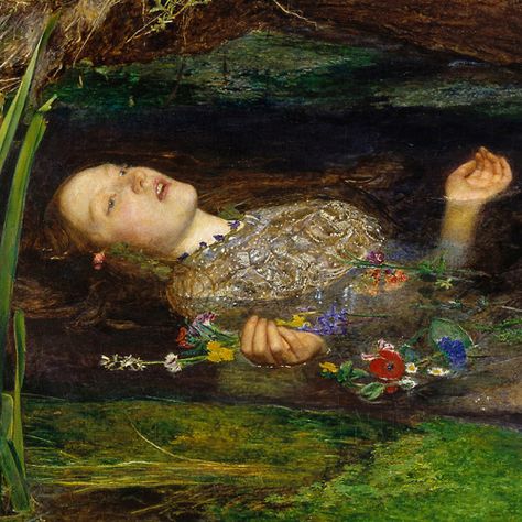 lonequixote:  John Everett Millais  Ophelia (detail)  (via @lonequixote) Everett Millais, Pre Raphaelite Art, John Everett Millais, Rennaissance Art, Tableau Art, Wow Art, Historical Art, Old Paintings, Romantic Art