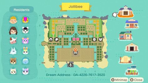 an island full of your favorite fast food restaurants Dream Address, Fast Food Restaurants, Qr Codes Animal Crossing, Animal Crossing Villagers, Island Map, Animal Crossing, Philippines, Location History, Make It