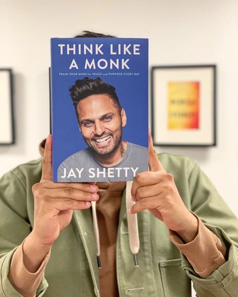 Jay Shetty on Instagram: “PRE ORDER MY FIRST EVER BOOK www.thinklikeamonkbook.com  6 Weeks TO GO  I can't believe I'm holding a REAL copy of my book in my hands! My…” Wonderful Quotes, Jay Shetty, Thinking Out Loud, Train Your Mind, Wonder Quotes, Book List, Good Advice, Out Loud, Book Lists