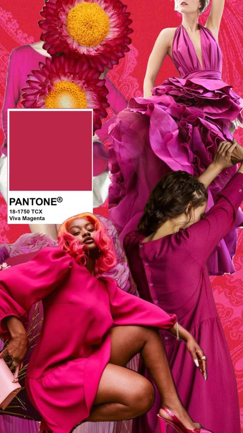 Pantone Colour Palettes, Fashion Forecasting, Color Lab, Beautiful Color Combinations, Bougainvillea, Trend Forecasting, Color Of The Year, Pantone Color, Iphone Wallpapers