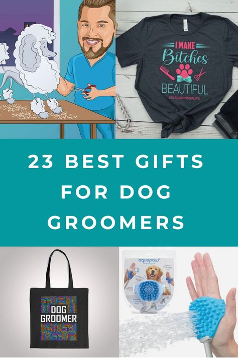 Groomer Gift Ideas, Dog Daycare Gifts, Dog Groomer Gift Ideas, Dog Groomer Christmas Gift Ideas, Dog Christmas Presents, Dog Groomer Gifts, Dog Walker Gift, Custom Street Signs, Dog Salon