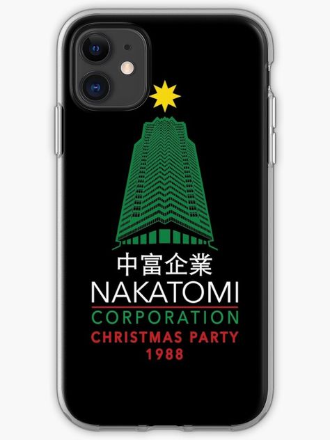 Inspired by Die Hard (1988) / Nakatomi Corporation Christmas Party Tower / Ideal on Black or Darker Coloured T-Shirts / Check out other Variants on this Theme / Here: / Nakatomi Corporation Christmas Party Tower Variant • Millions of unique designs by independent artists. Find your thing. Die Hard 1988, Die Hard, Iphone Case Covers, Cover Design, Christmas Party, Sell Your Art, Iphone Case, Case Cover, Iphone 11