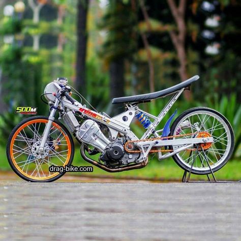 Drag Bike Thailand, Honda Sonic, Suzuki Cafe Racer, Electric Bike Kits, Honda Super Cub, Honda Cub, Drag Bike, Street Bike, Honda Bikes