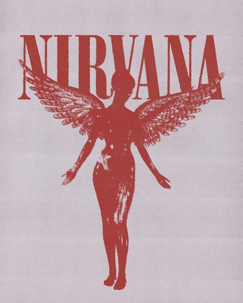 Nirvana Wallpaper, Nirvana Logo, Nirvana Poster, Grunge Tattoo, Horror Punk, Punk Poster, Graphic Design Tutorials Learning, Music Poster Design, Grunge Room