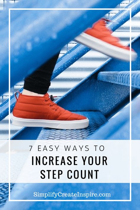 7 tips to Increase your step count and get more active during your daily routine. Increase your steps and walk more, get fitter and stay in shape with these simple changes to your daily routine #increasesteps #fitness #improveyourhealth #walkmore Walking For Health, Fitbit App, Be More Active, Steps Tracker, Spending Time With You, Fitness Tips For Women, Daily Activity, Weekend Hiking, Take The Stairs