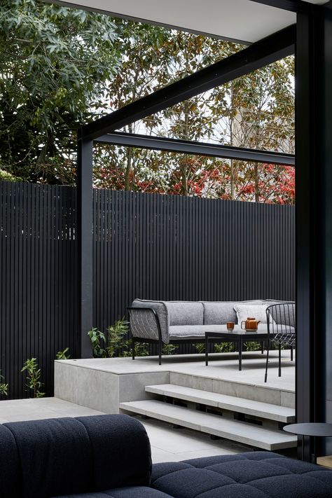 Hidden House by Studio mkn and Eliza Blair Architecture - Project Feature - The Local Project - The Local Project Garden Pool Design, Hidden House, Outdoor Furniture Design, The Local Project, Australian Architecture, Victorian Architecture, Pool Side, St Kilda, Garden Studio