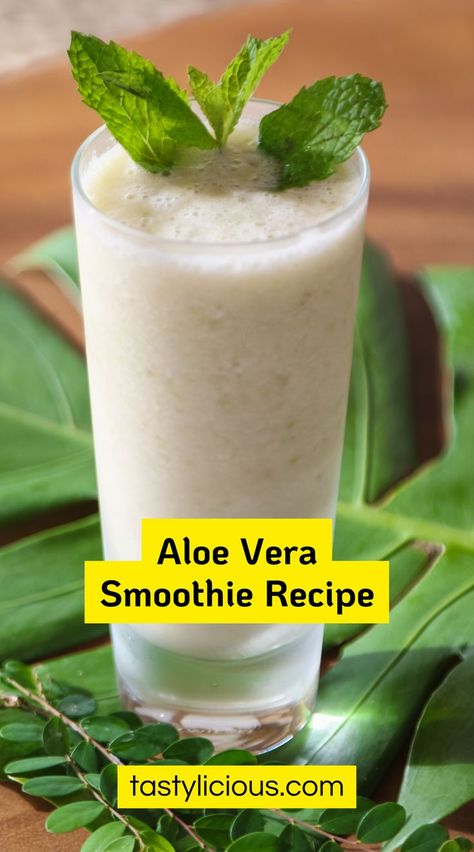 aloe vera smoothie benefits | kale aloe vera smoothie | aloe vera smoothie ingredients | juice ideas | juice recipes | healthy smoothie recipes | smoothie recipes | green juice recipes for weight loss Aloe Vera Smoothie, Aloe Vera Juice Recipes, Aloe Vera Juice Benefits, Simple Smoothie Recipes, Smoothie Recipes Green, Morning Smoothie Recipes, Smoothie Recipes For Breakfast, Juice Recipes Healthy, Juice Ideas