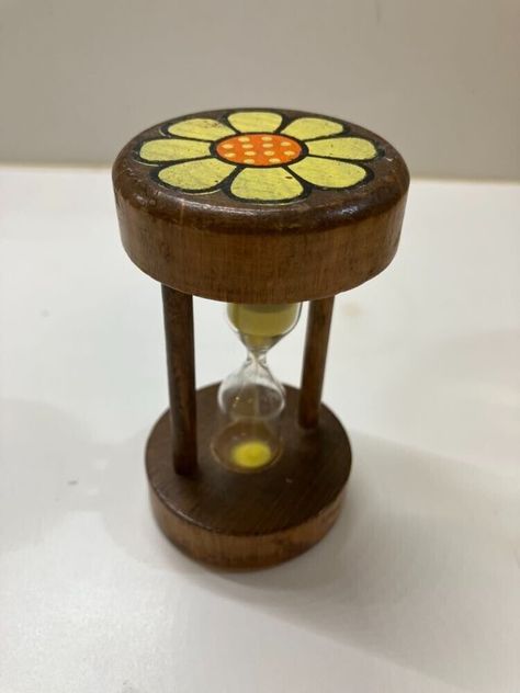 Wooden Trinkets, Egg Timer, Wooden Kitchen, Beautiful Colors, Egg, Daisy, Japan, Color