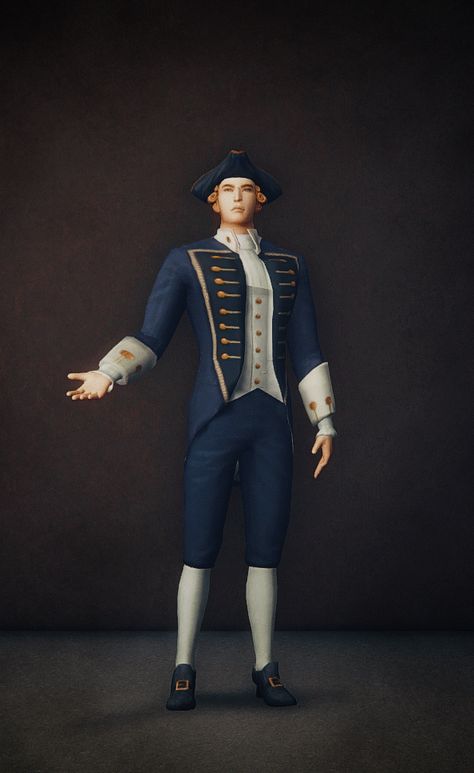 Sims 4 1700s Cc, Sims 4 1800s Cc Male, Sims 4 18th Century, Rococo Sims 4 Cc, Sims 4 1890 Cc Male, Sims 4 1840s Cc, Sims 4 Medieval, 18th Century Portraits, Century Uniforms