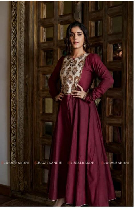 Cotton Dress Pattern Indian, Anarkali Bridal, Party Wear Anarkali, Cotton Dress Pattern, Stylish Kurtis Design, Indian Kurti Designs, Designer Anarkali Dresses, Bandhani Dress, Churidar Designs