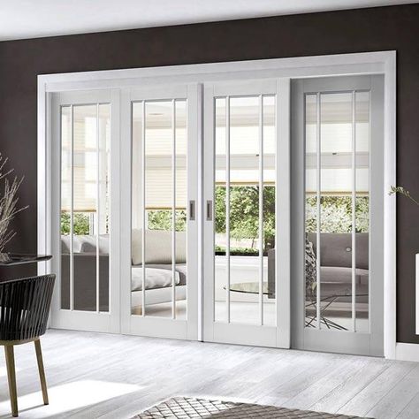 Sliding Door Room Dividers, Sliding Doors Exterior, Sliding Room Dividers, Internal Sliding Doors, Sliding Door Design, Room Divider Doors, Glass Doors Interior, Sliding Glass Doors, Sliding Doors Interior