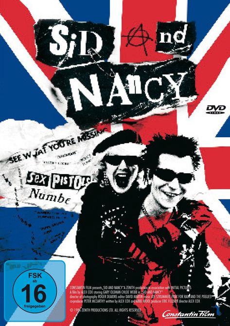 Amazon Sid & Nancy [Alemania] [DVD]: Amazon.es: Gary Oldman, Chloe Webb ... Chloe Webb, Roger Deakins, English Play, Sid And Nancy, Johnny Rotten, Film Dvd, Joe Strummer, Sid Vicious, The Pogues