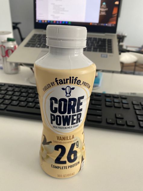 Delicious protein. Keeps you full. No gross aftertaste. Tastes like a vanilla milkshake. Great for post-workouts. Core Power Protein Shake, Protein Milk, Vanilla Protein Shakes, Workout Recovery, Vanilla Milkshake, Ready To Drink, Vanilla Shake, Protein Power, Complete Protein