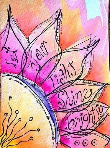 Let Your Light Shine, Bible Art Journaling, Art Journal Ideas, Scripture Art, Journal Art, Artist Trading Cards, Rock Stars, Journaling Ideas, Bible Art