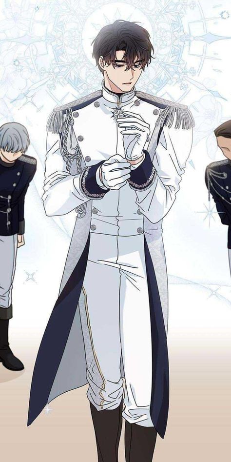 Prince Outfit Design, Fantasy Prince Outfit, Anime Prince, Outfit White, Poses References, Fantasy Clothing, Handsome Anime Guys, Character Outfits, Handsome Anime