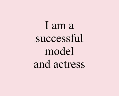 Actress Motivation Quotes, Model And Actress Aesthetic, I Am An Actress, Acting Career Affirmations, Actress Manifest, Acting Affirmations, Actress Affirmations, Actor Affirmations, Acting Vision Board