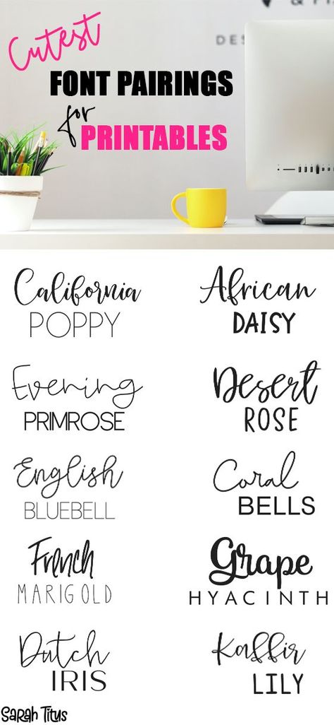 Silhouette Font Pairings, Script And Print Font Combos, Cricut Font Combinations Free, Cute Font Pairings, Creative Fabrica Font Pairings, Cute Canva Font Combinations, Font Pairing Dafont, Font Pairs Canva, Cricut Font Pairing