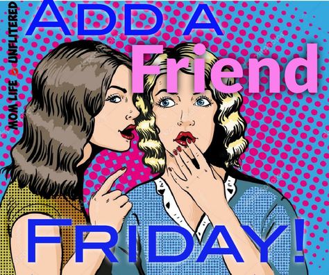 Add A Friend To The Group Graphic, Add A Friend To The Group, Friday Fun Interactive Post, Friday Morning Engagement Posts, Friday Interaction Post, Friday Facebook Engagement Posts, Add A Friend Friday, Friday Engagement Post, Friday Interactive Posts Facebook