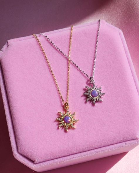 🌞✨ Shine like a princess with our Golden Sun Opal Necklace! Inspired by the magical sun from Tangled, these elegant pendants are available in both gold and silver. Each necklace features a stunning opal centerpiece that radiates beauty and grace. Perfect for adding a touch of royal charm to any outfit. 👑💫 Link: https://eternaljeweller.com/product/golden-sun-opal-necklace-princess-jewelry-for-women-elegant-tangled-sun-pendant/ Discover the magic at Eternal Jewellers and let your inner light ... Tangled Rapunzel Jewelry, Sol Rapunzel, Sun From Tangled, Rapunzel Jewelry, Rapunzel Ring, Disney Inspired Jewelry, Tangled Sun, Tangled Jewelry, Tangled Stuff