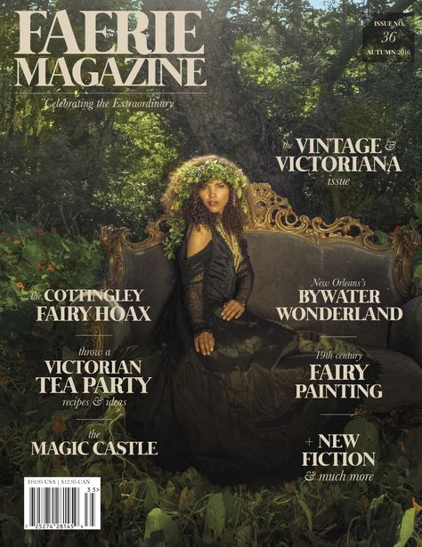 Faerie Magazine, Fairy Tea Parties, Magic Castle, Faeries Gardens, Unicorns And Mermaids, Fashion Magazine Cover, Magazine Issue, Woodland Theme, Literature Art