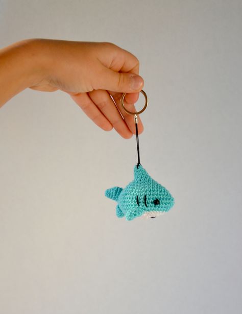 Baby Shark Crochet, Shark Crochet, Shark Keychain, Amigurumi Shark, Shark Stuffed Animal, Crochet Shark, Chistmas Gift, Crochet Keychains, Shark Fish