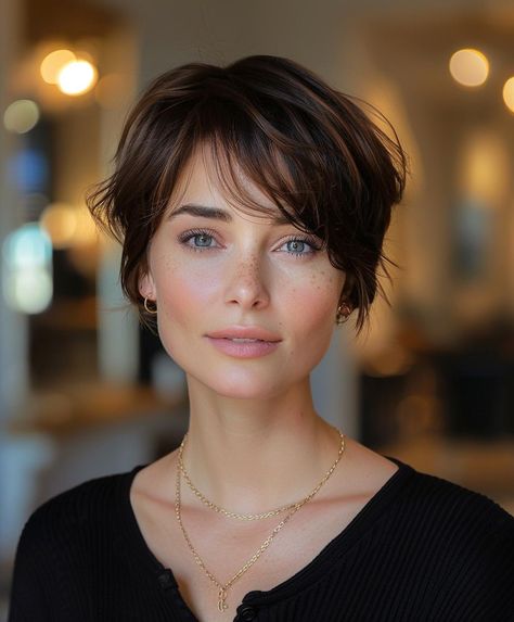 30 Pflegeleichte Kurze Frisuren Damen für den Modernen Alltag Thick Mid Length Hair, Mid Length Hair, Fashion Beauty, Hair Color, Hair Cuts, Hairstyles, My Style, Hair Styles, Hair