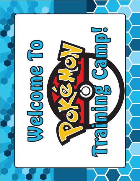 Pokemon Wall Decoration Pokemon Free Printables, Pokemon Table, Social Emotional Activities, Pokemon Trainers, Pokemon Birthday Party, Pokemon Party, Pokemon Birthday, Decoration Party, Party Banners