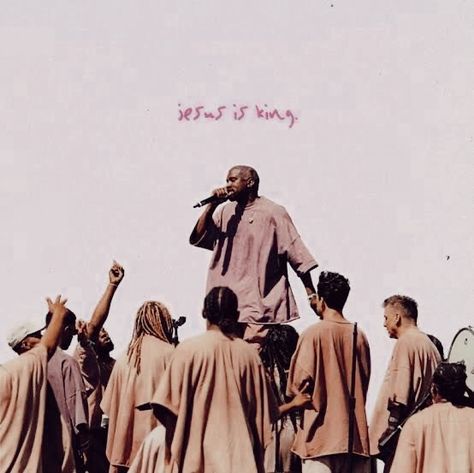 Kanye West’s Sunday Service. Jesus Is King Kanye, J Cole And Drake, Kanye West Albums, Kanye West Wallpaper, Trap Rap, Jesus Is King, Rap Wallpaper, Pochette Album, Bon Iver