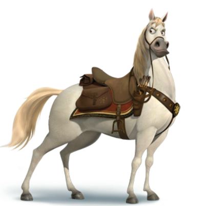 Maximus, Rapunzel's horse while she's at Role Play Academy. Tangled Horse, Maximus Tangled, Disney Horses, Walt Disney Characters, Rapunzel And Eugene, Disney Princess Rapunzel, Disney Wiki, Disney Tangled, Pinturas Disney