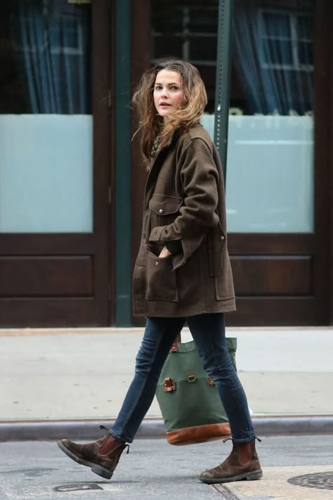 Blundstone Women Outfit, Keri Russell Style, Blundstone Women, Paris Mode, Looks Street Style, Street Style Winter, Meryl Streep, Fashion Weeks, Mode Inspo