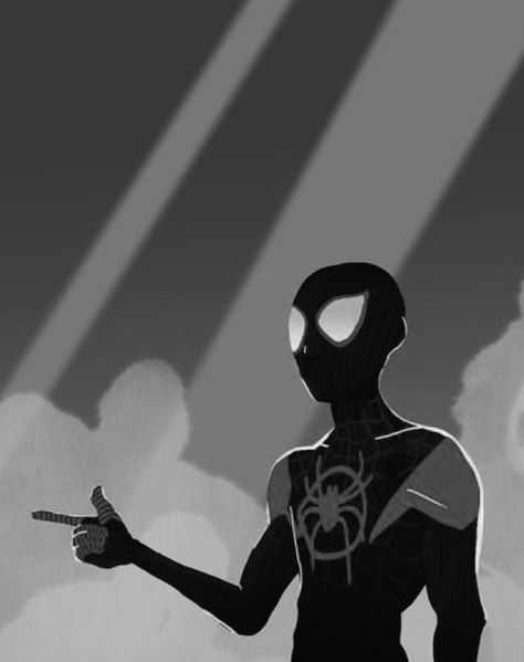 B&W Black And White Miles Morales, Miles Morales Black And White, Book Content, Spiderman Spider, Black And White Wallpaper, Black And White Posters, Miles Morales, Comic Panels, Marvel Funny