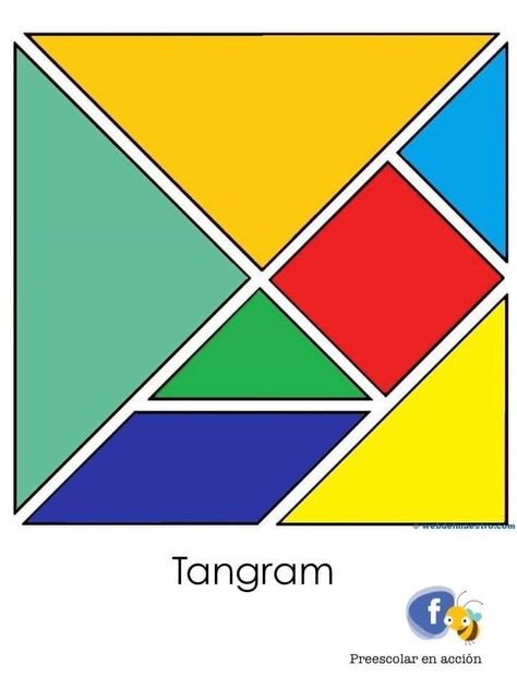 Tangram Activities, Tangram Patterns, Montessori Trays, Tangram Puzzles, Printable Puzzles For Kids, Preschool Activities Toddler, Shapes Activities, Math Projects, 1st Grade Worksheets