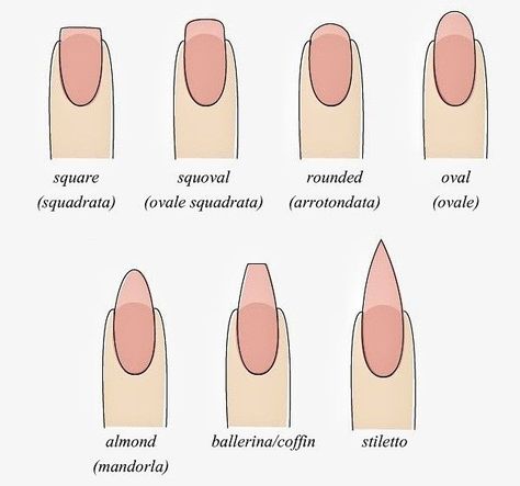 Nails shape Square Oval Nails, Types Of Nails Shapes, Fantastic Nails, Birthday Nail Designs, Unghie Sfumate, Acrylic Nail Shapes, Different Nail Shapes, Squoval Nails, Casual Nails