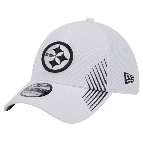 Step out with an aggressive display of enthusiasm for the Pittsburgh Steelers by grabbing this Active 39THIRTY flex hat from New Era. It features an instantly recognizable Pittsburgh Steelers graphic on the front panels and slick slashes that run from the crown and bill for added flair. The stretchy design ensures you'll always enjoy the right fit, while the contrast-color undervisor makes for the perfect subtle finish. Pittsburgh Steelers Hats, Flex Fit Hats, Baby Gear Essentials, Perfume Gift Sets, Perfume Gift, Fragrance Gift Set, Fragrance Design, Pittsburgh Steelers, Adjustable Hat