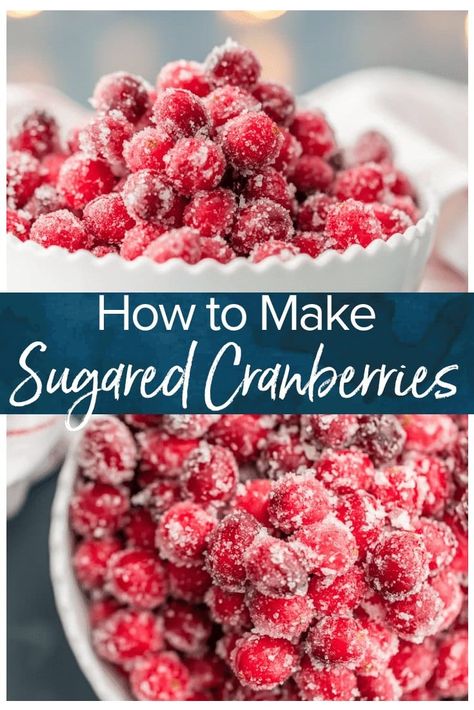 Candied Cranberries Recipe, Candied Cranberries, The Cookie Rookie, Cookie Rookie, Sugared Cranberries, Healthy Recipes Easy Snacks, Cranberry Recipes, Healthy Snacks Easy, Holiday Cooking